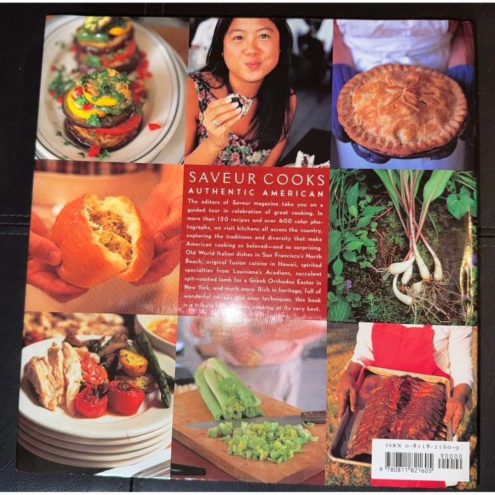 Saveur Cooks‎ Authentic American Cookbook 1998 HC Recipes Food Book